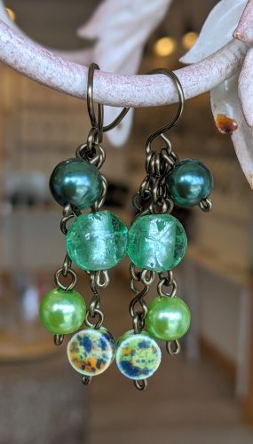 bijoux alex yell idees cadeaux noel 2021 pas cher boucles d oreilles vertes 1