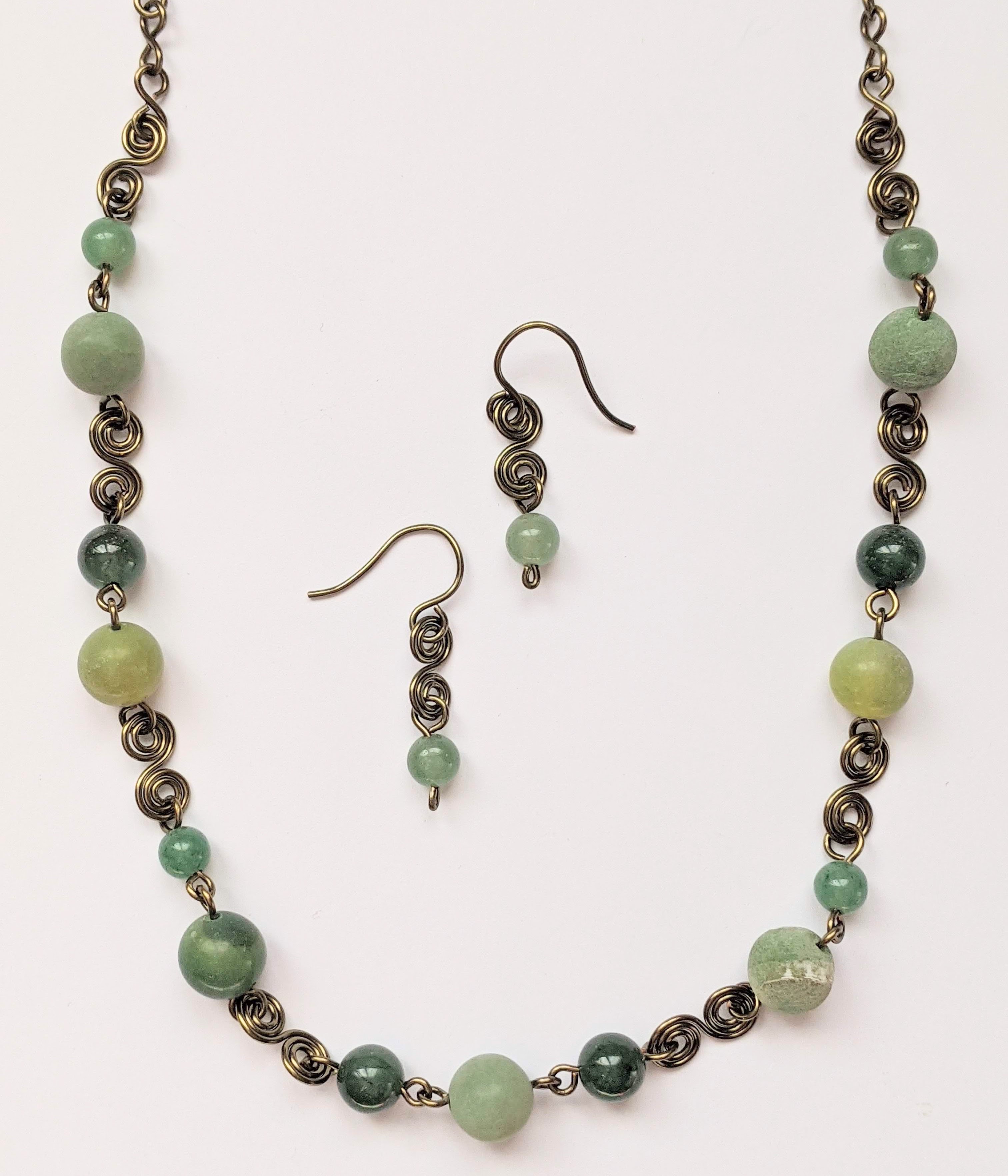 Collier en aventurine