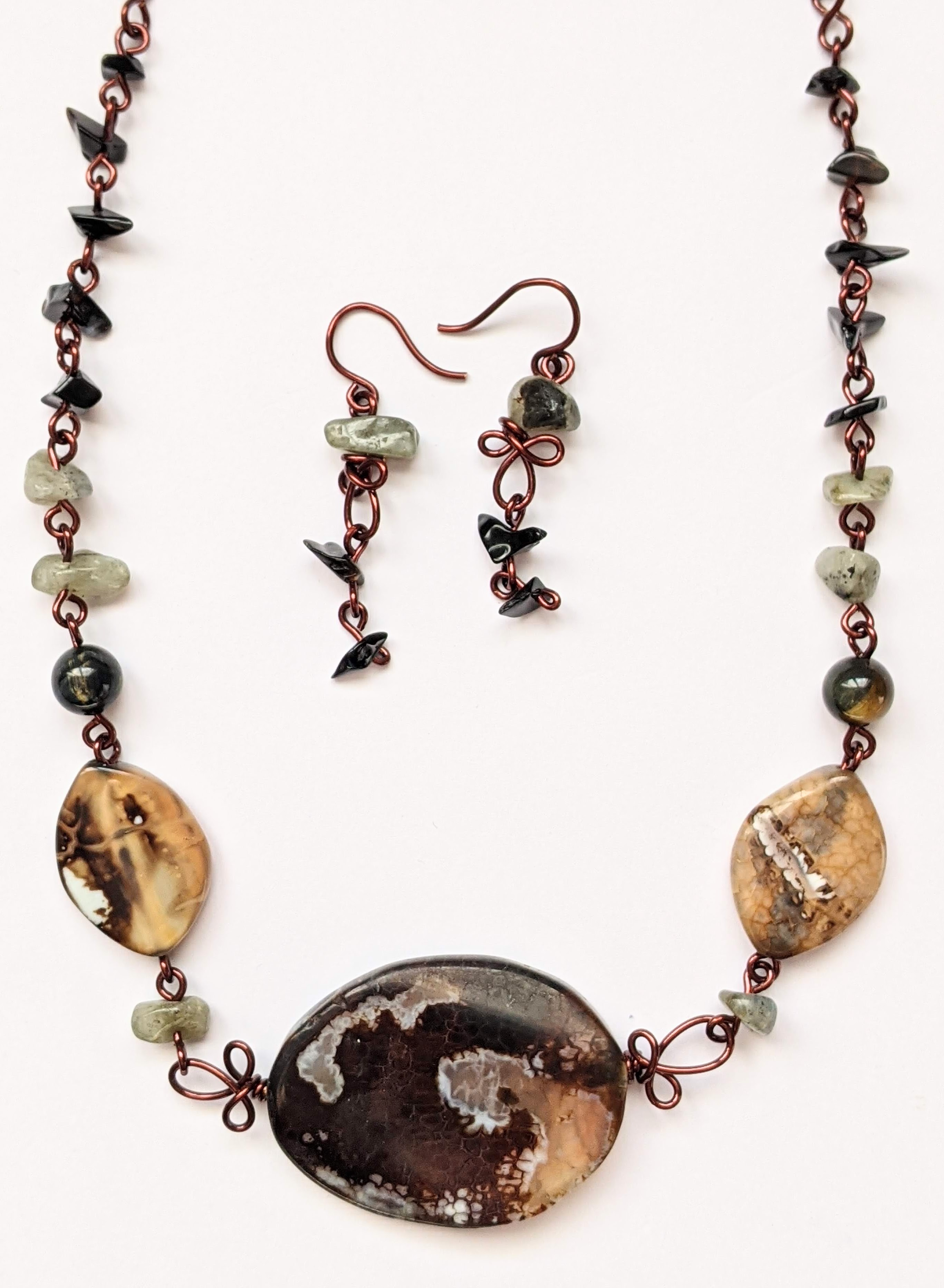 Collier en Labradorite