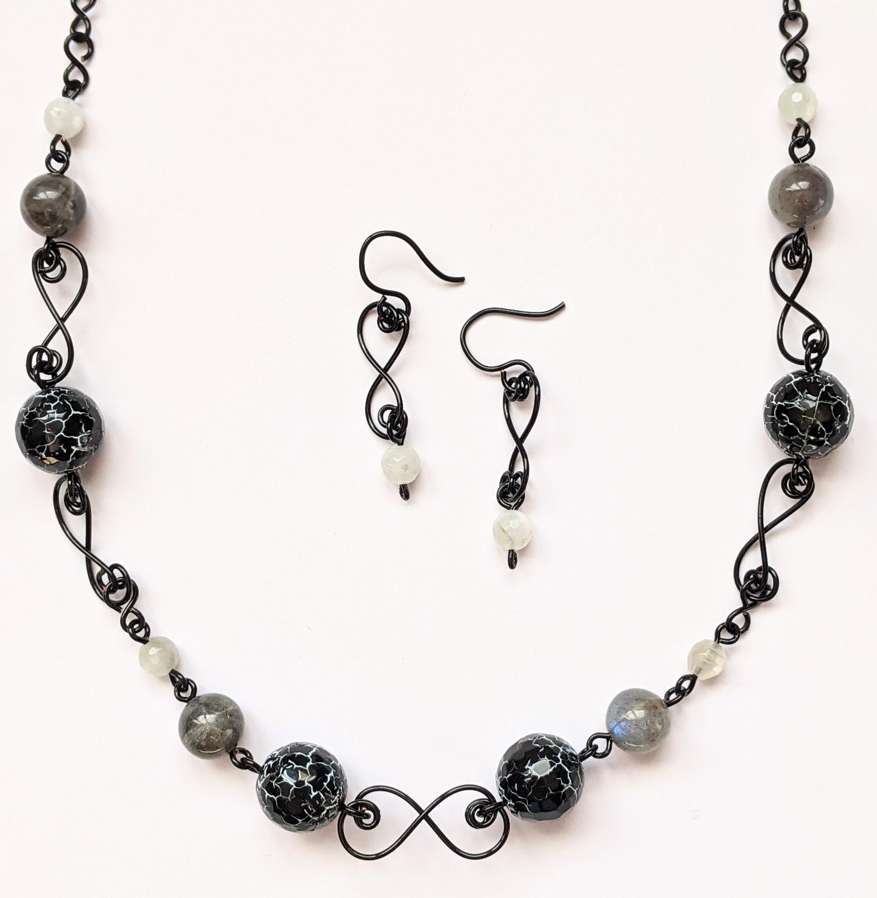 Collier en Labradorite
