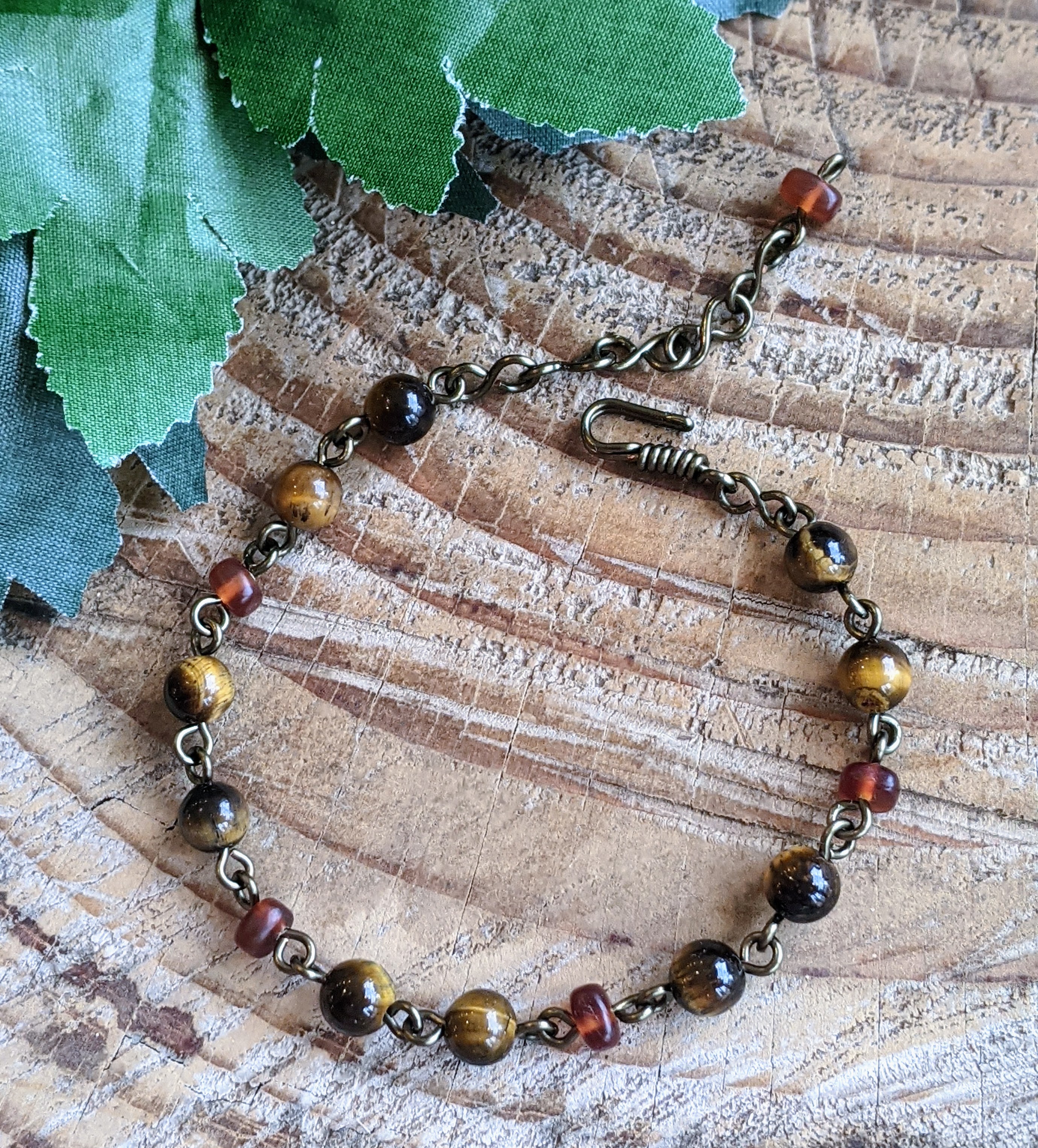 Bracelet en œil de tigre