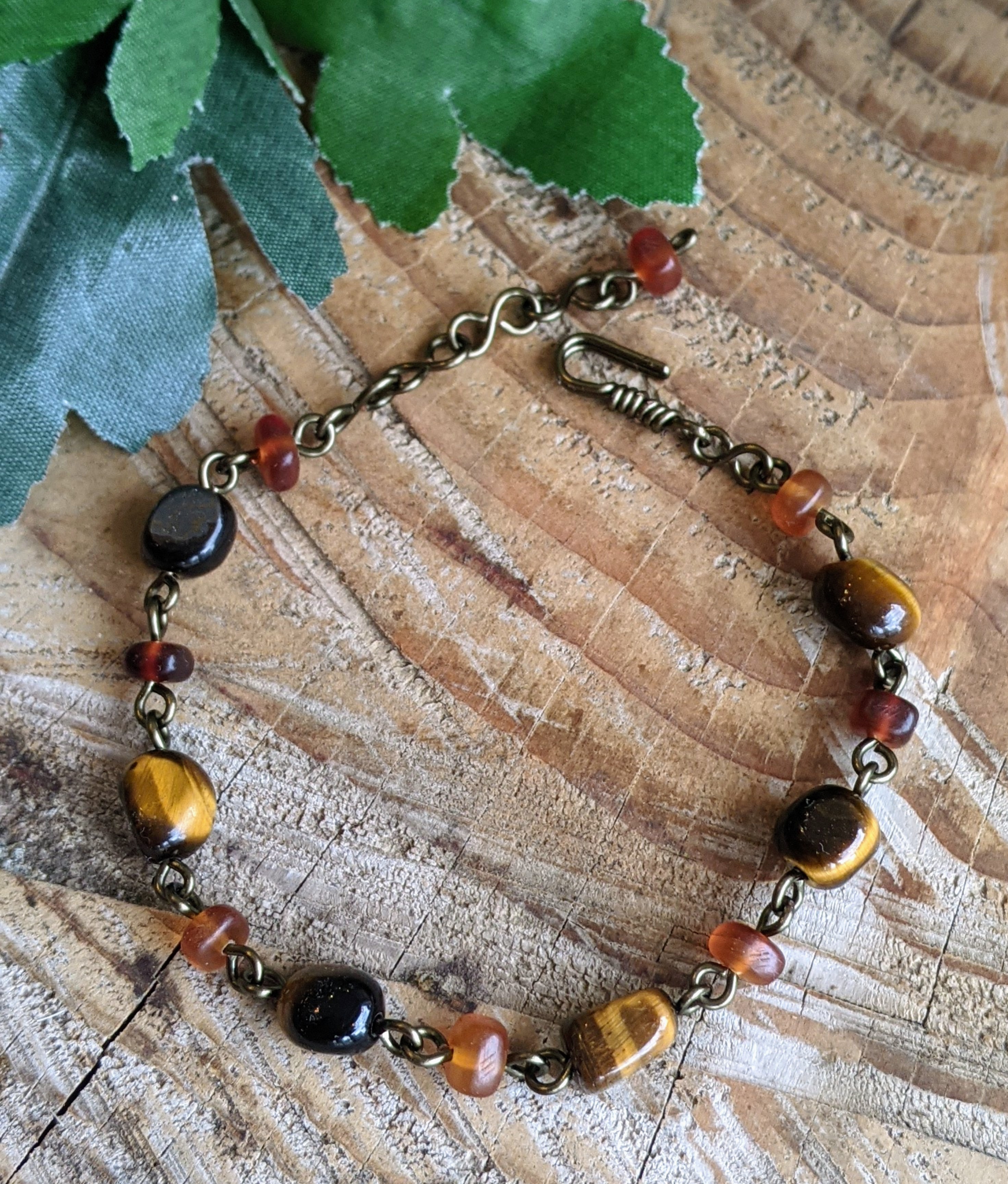 Bracelet en œil de tigre