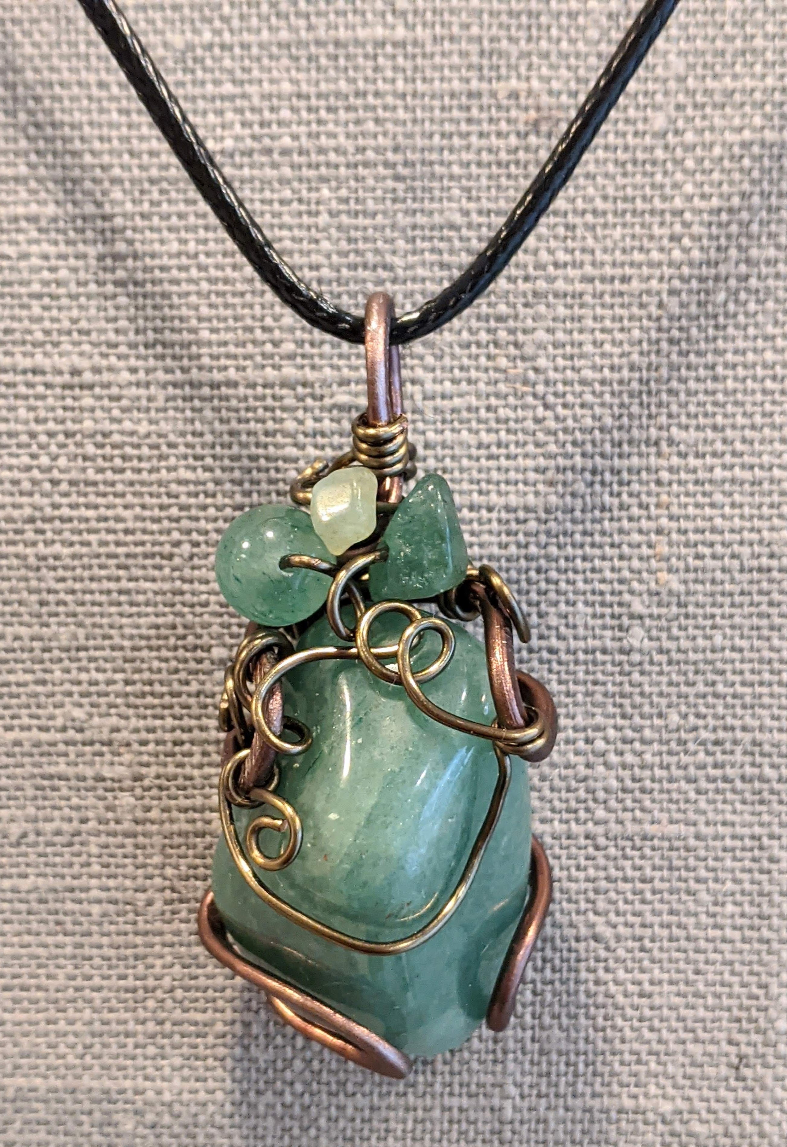 Collier en aventurine